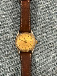 Rolex datejust 1601 pie pan linen sigma dial