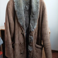 Giacca montone uomo vintage