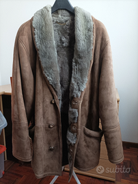 Giacca montone uomo vintage