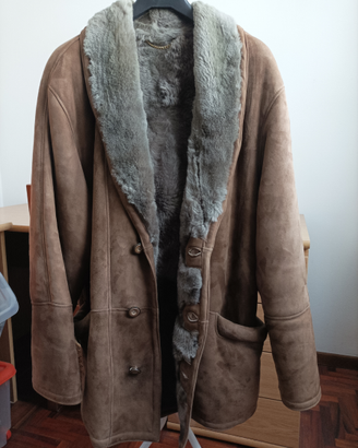 Giacca montone uomo vintage