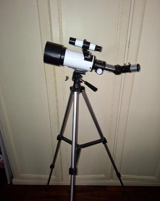 Telescopio con obiettivo 25mm + lente di Barlow zo