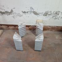 Gambe tavolino in plexiglass