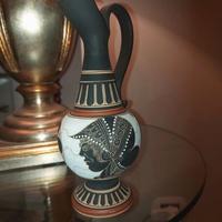 Vaso vintage greco dipinto a mano