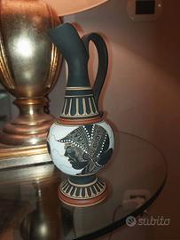 Vaso vintage greco dipinto a mano