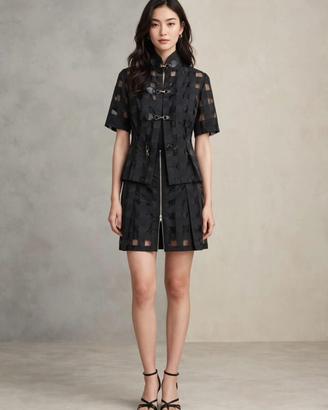 Completo donna sartoriale,stile giapponese