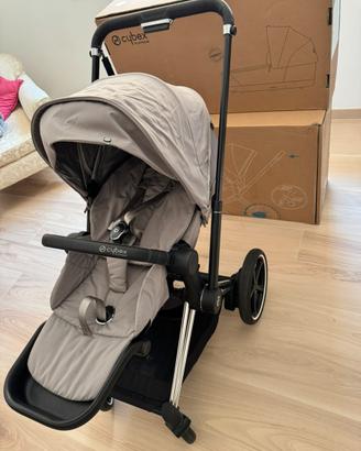 Trio elettrico Cybex e-Priam Platinum Soho grey