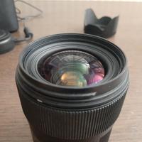 Sigma 35 1.4 art con dock station attacco Nikon