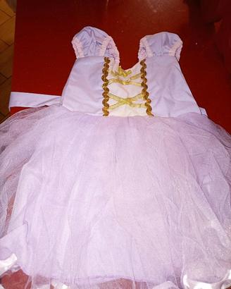Costume carnevale Rapunzel 2 anni