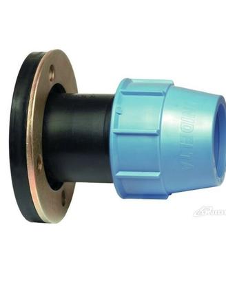 Raccordo flangiato a compressione e tappi PN16
