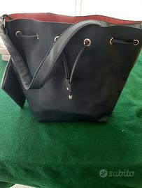 borsa secchiello pelle