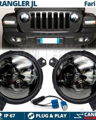 FARI FULL LED Per JEEP WRANGLER JL Bianco Ghiaccio