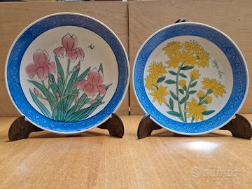 Coppia Di Piatti Vintage