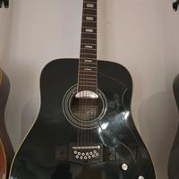 Chitarra Eko ranger 12 corde black electric