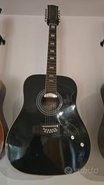 Chitarra Eko ranger 12 corde black electric