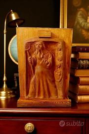 Scultura in legno e terracotta marto andrisani