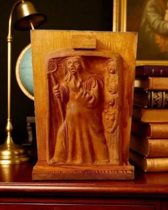 Scultura in legno e terracotta marto andrisani