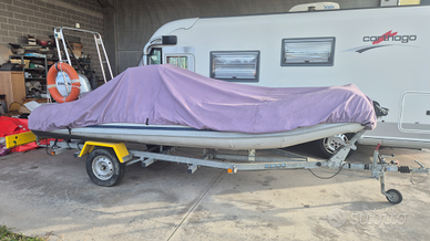 Barca Gommone 5mt motore honda 40cv