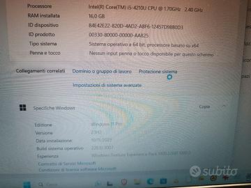 PC portatile Acer I5