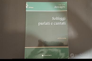 Solfeggi parlati e cantati - 1° Corso - Anzaghi