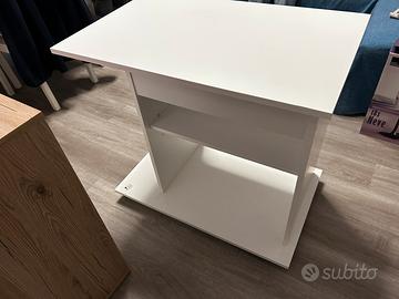 Tavolino multifunzione bianco