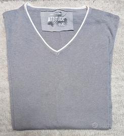 T-Shirt Armand Thiery Attitude grigio chiaro