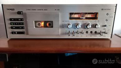 registratore a cassette Deck 3 testine Thorens pc