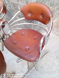 lotto 5 poltroncine girevoli