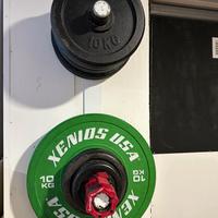 Bilancere+pesi palestra xenios