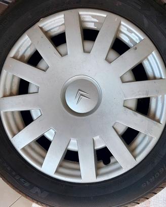 Gomme auto 185/60R15 usate 500km Citroen C3 2006
