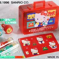 VINTAGE Sanrio KITTY 1996 Timbrini Stampini Keropp