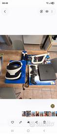 CONSOLE PS4 SLIM 500GB CON VISORE 3D E ALTRI ACCES
