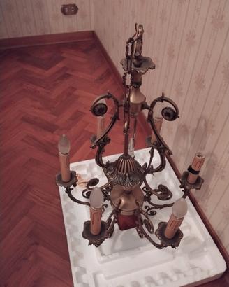 lampadario in metallo 