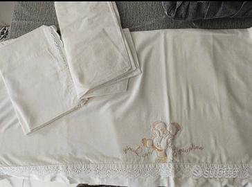 Completo lenzuola lettino 60*120