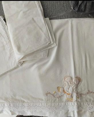 Completo lenzuola lettino 60*120