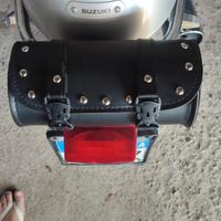 borsa da moto in pelle 