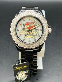 Orologio Ed Hardy Love Kills Slowly Nero Cristal