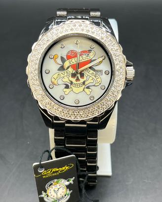 Orologio Ed Hardy Love Kills Slowly Nero Cristal