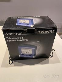 Televisore  Amstrad TV portatile TVBWR5 nuova B/N