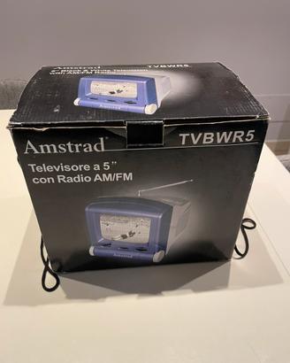 Televisore  Amstrad TV portatile TVBWR5 nuova B/N