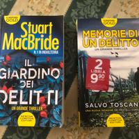 2 libri:Memorie di un delitto/giardino dei delitti