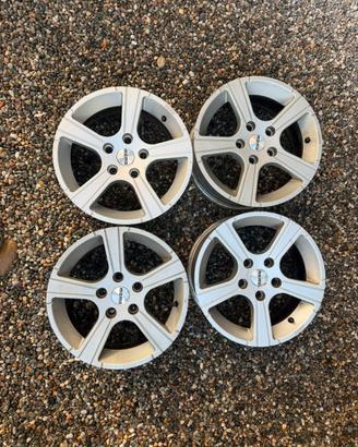 Kit 4 cerchi in lega 15 momo 5x112 6.5Jx15h2
