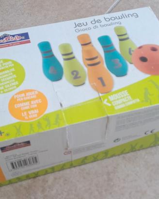 Gioco del bowling per bambini - birilli con palla