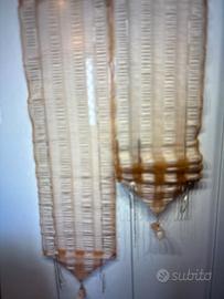 Tende in organza dorate