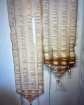 Tende in organza dorate