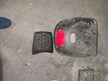 bauletto scooter non fango con piastra