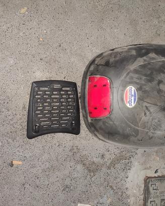 bauletto scooter non fango con piastra