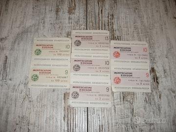 TITOLI AZIONI MONTECATINI EDISON MONTEDISON