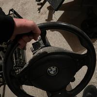 Piantone sterzo BMW completo di cablaggi e comandi