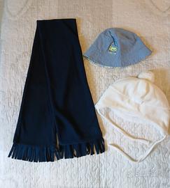 CHICCO Cappellino estivo, invernale e sciarpa 