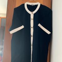 Elegante golfino in cotone manica corta